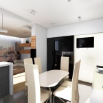 4-х комнатная. квартира в стиле хайтек.